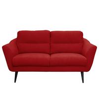 2-Sitzer-Sofa Tromso Rot B: 158 cm - Rot/Schwarz, Design, Textil (158/87/88cm) - Livetastic