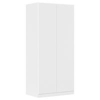 Drehtürenschrank Costa Weiß B: 91 Cm - Weiß, MODERN, Holzwerkstoff (91/197/54cm) - Rauch Möbel