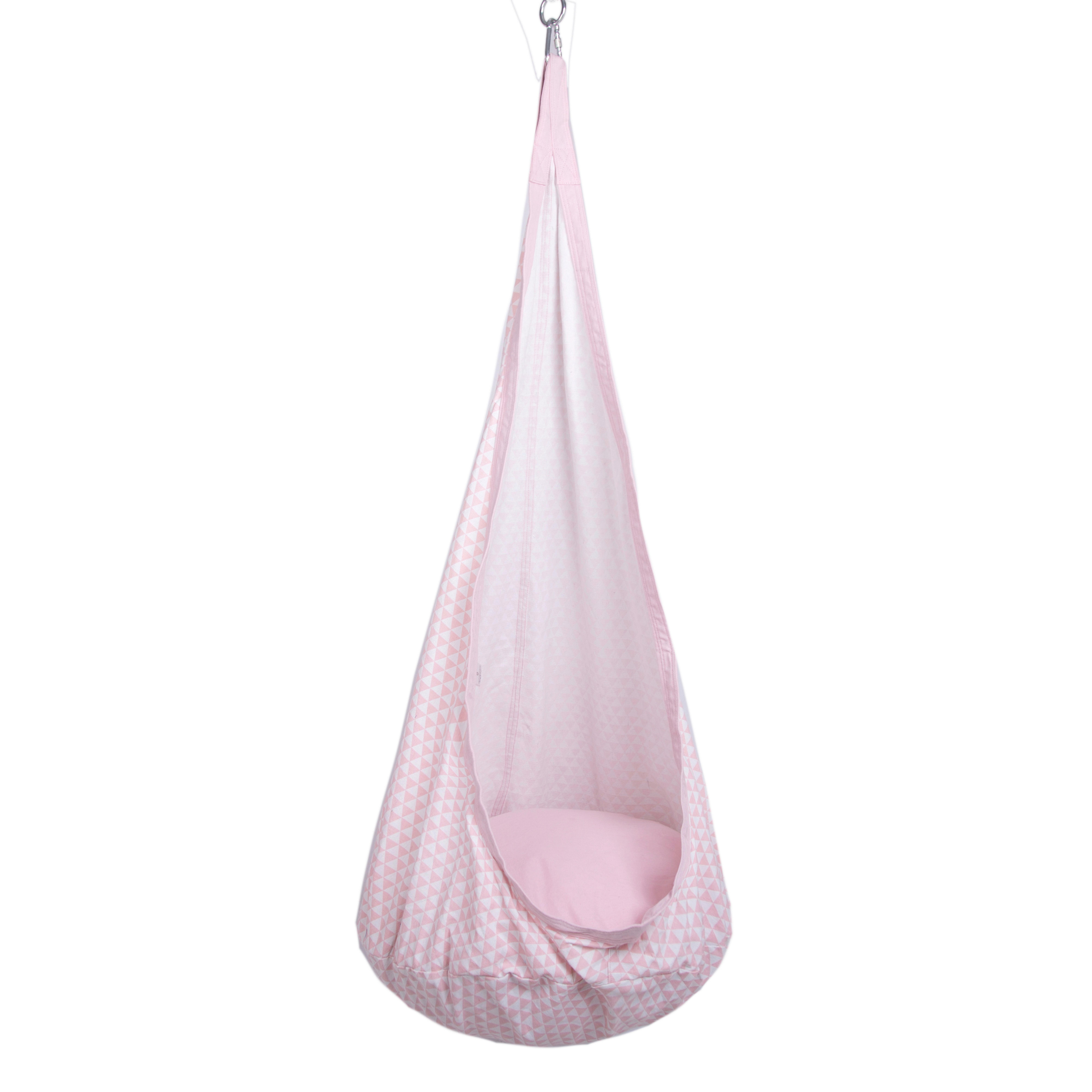 Hängehöhle Hängehöhle Trinidad - Rosa, Basics, Kunststoff/Textil (70/150cm)