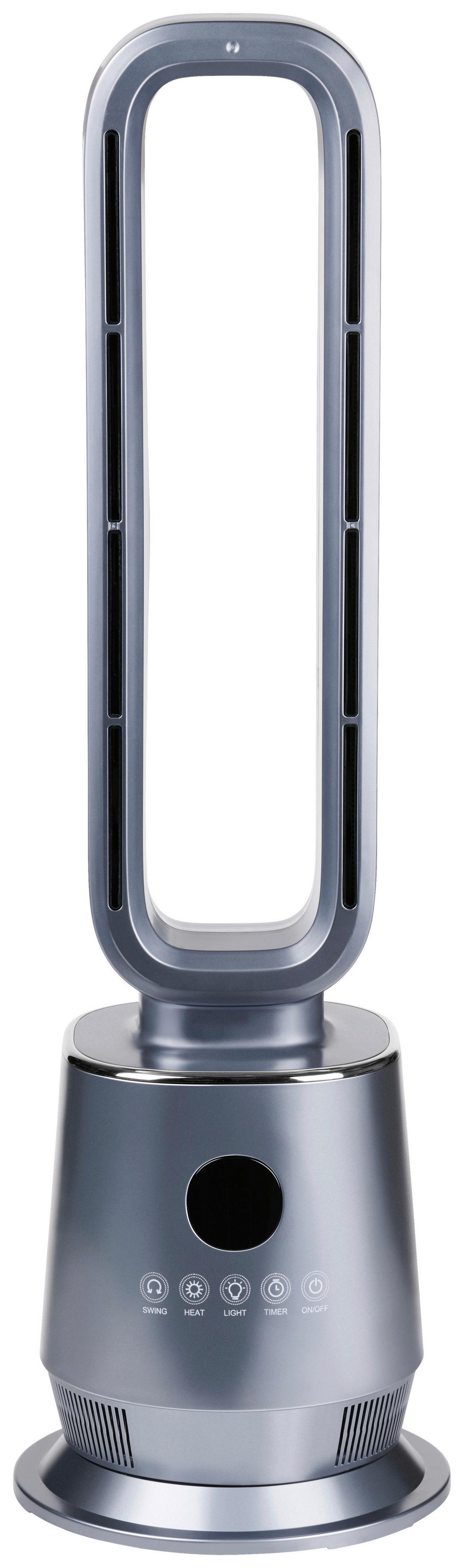 Heizlüfter Heater Bladeless Ptc 2000w - Grau, MODERN, Kunststoff (85.5/27.5/28cm)