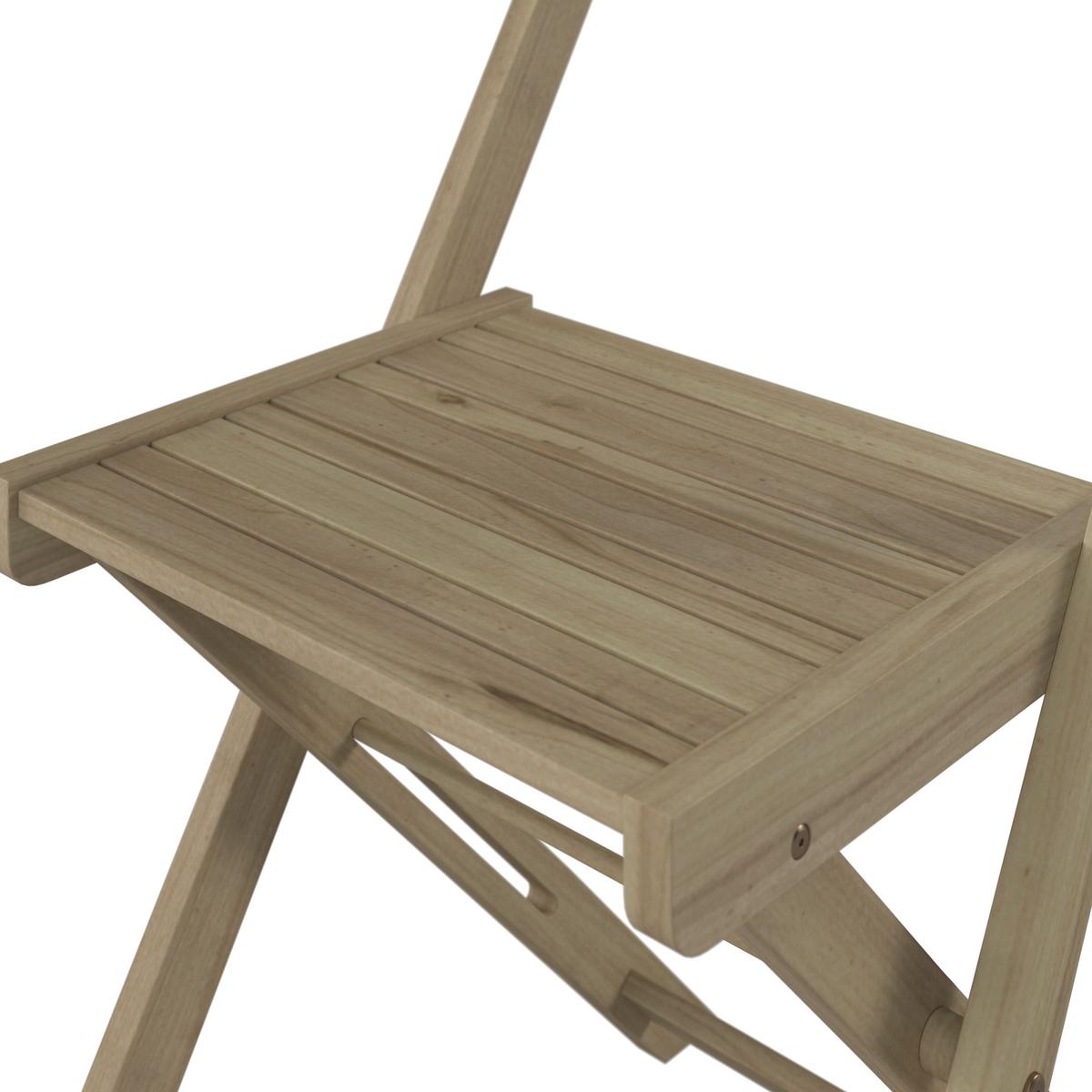 Balkonszett Meran - akácia színű, Modern, fa (60/42/72/77/60/47cm) - James Wood