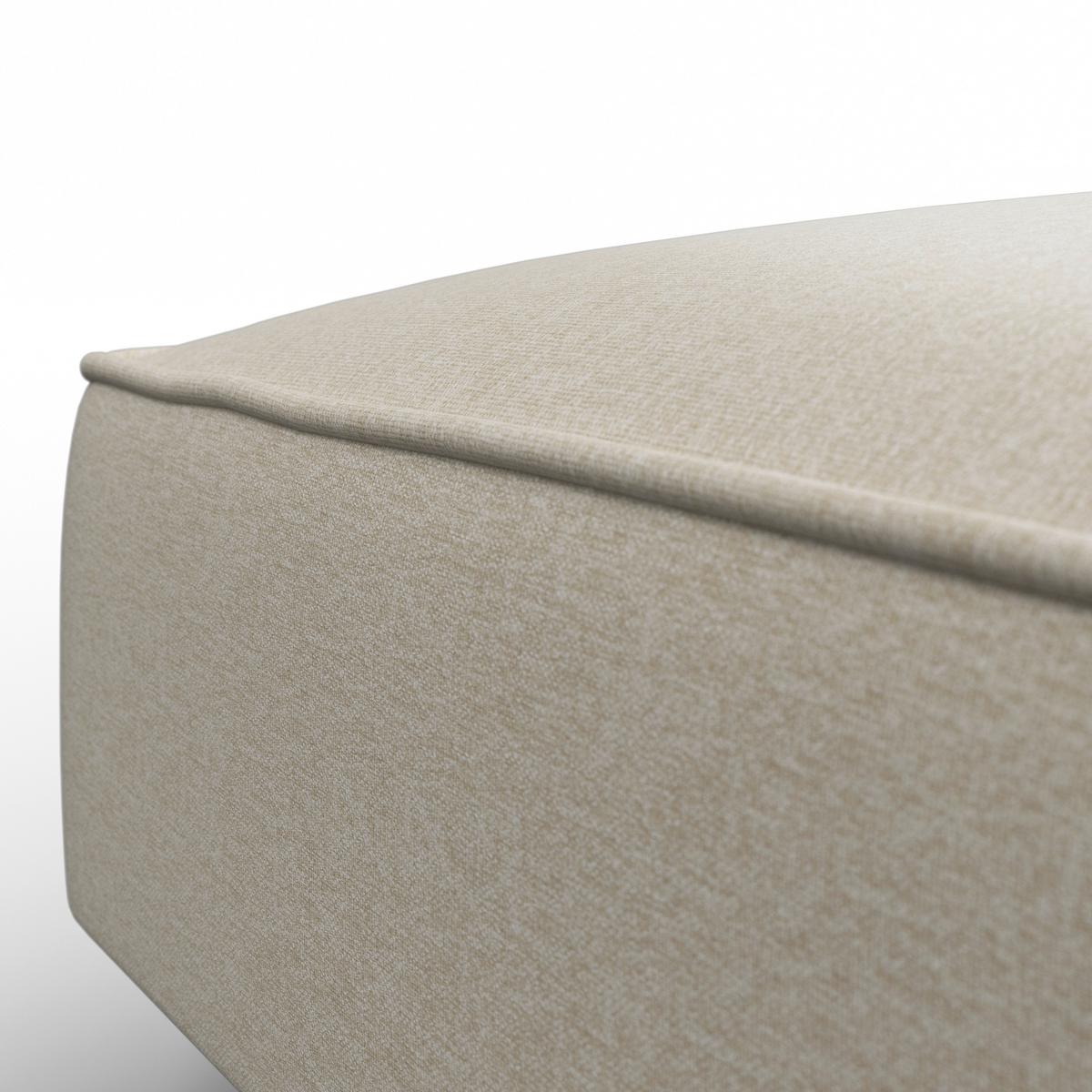 Pohovka FANNY, šedavě hnědá - přírodní barvy/šedavě hnědá, Moderní, dřevo/textil (154/55/73cm) - Bessagi Home