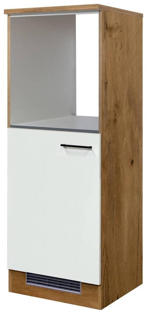 Geräteumbauschrank Avila Eichefarben/Magnolie B: 60 cm - Eichefarben/Magnolie, KONVENTIONELL, Holzwerkstoff (60/168,5/60cm) - FlexWell