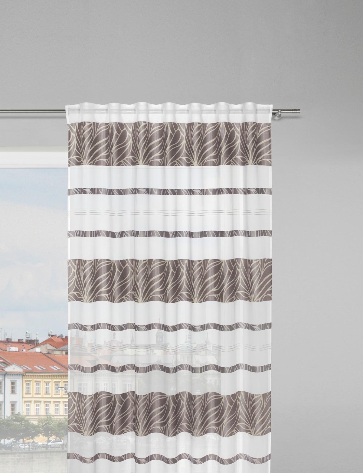 HOTOVÝ ZÁVES Anita - sivá, Konventionell (140/245cm) - Modern Living