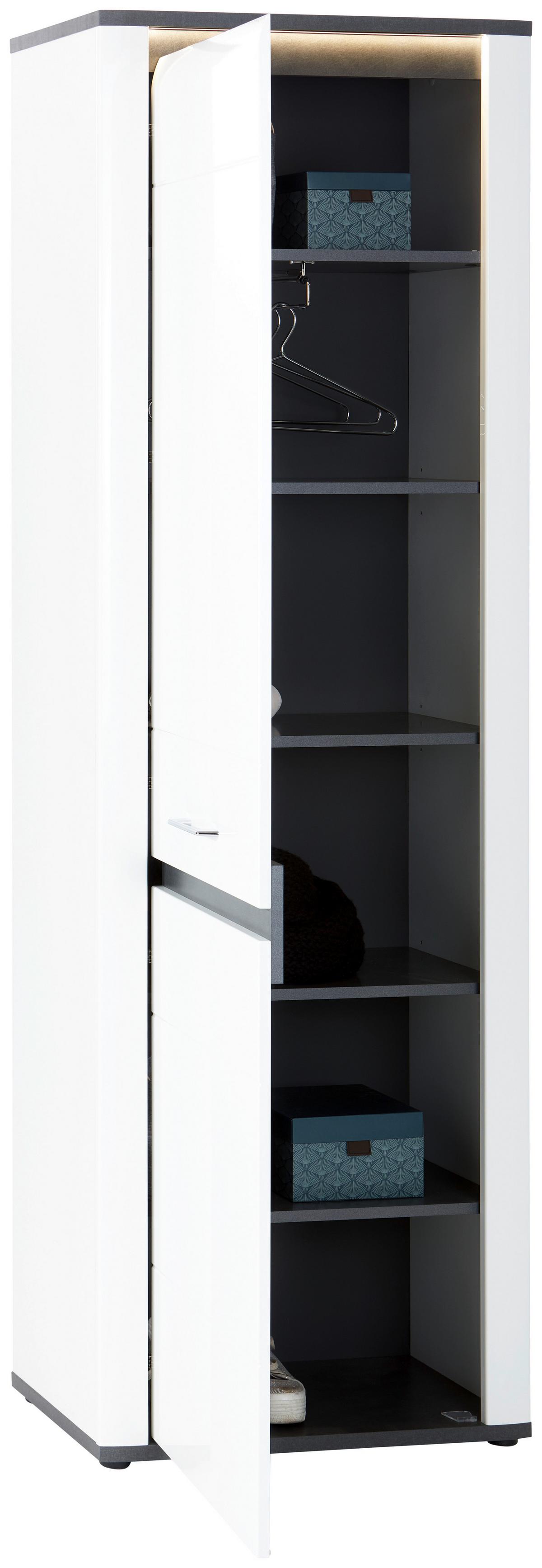 ŠATNA ALASSIO - Moderní, kompozitní dřevo (235/200/37,6cm) - Luca Bessoni