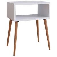 Nachttisch Singol M - Honigeiche/Weiß, MODERN, Holzwerkstoff (44,5/60/30cm) - MID.YOU