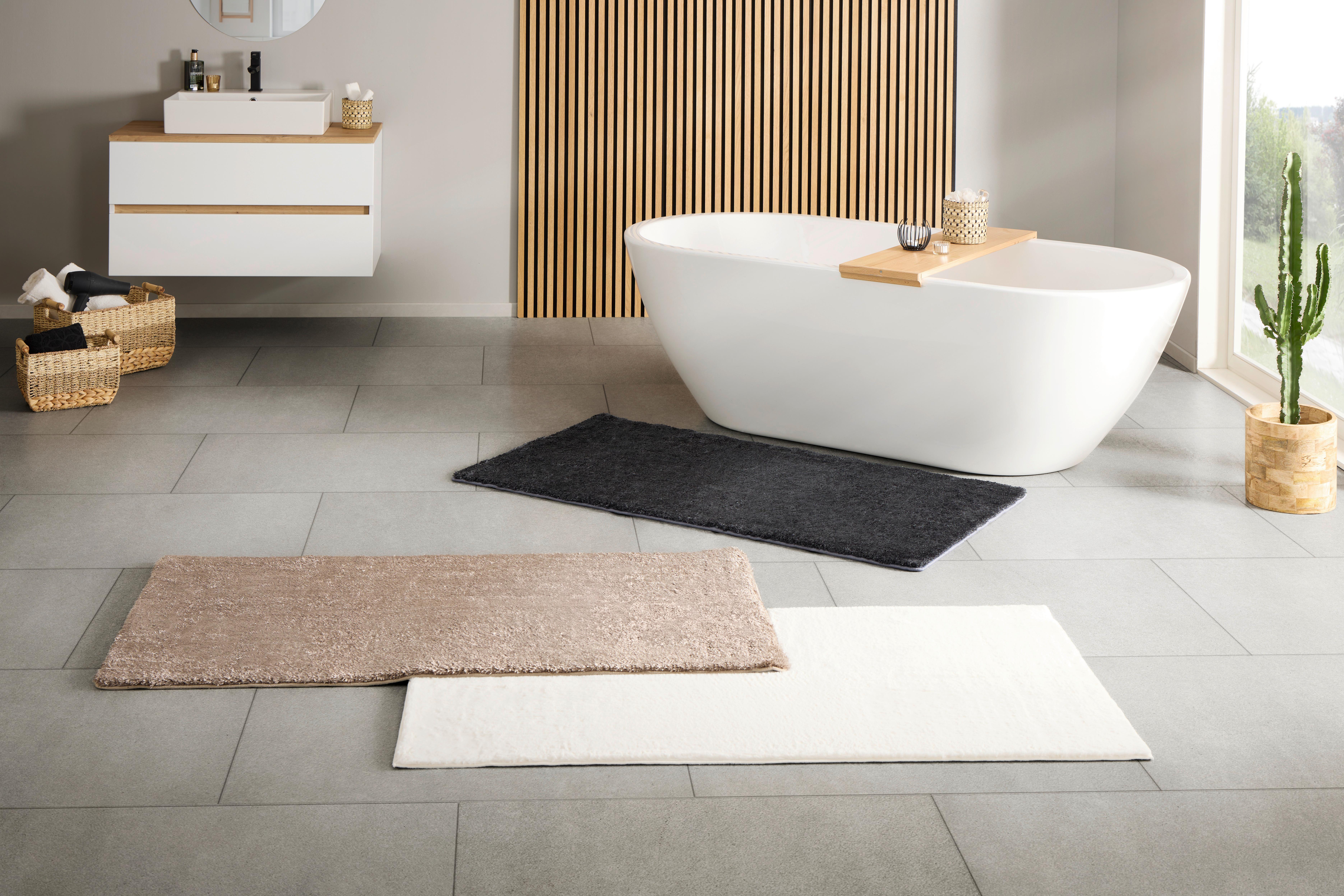 Hochflorteppich Naomi - Beige, MODERN, Textil (80/150cm) - Luca Bessoni