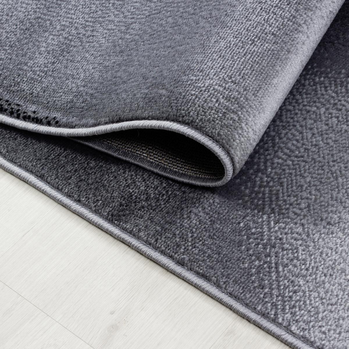 Webteppich Schwarz Naturfaser Plus Black 200x290 cm - Schwarz, KONVENTIONELL, Textil (200/290cm) - Novel