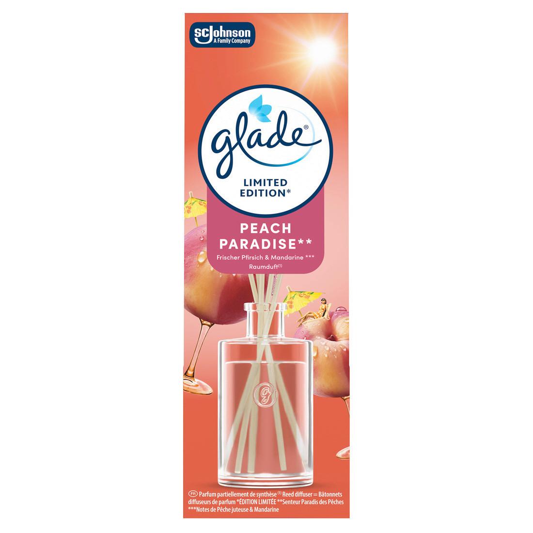 Raumduft Glade Raumduft Peach Paradise - Transparent/Ahornfarben, Basics, Karton/Glas (5/20cm) - Glade