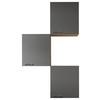 Küchenoberschrank Merle Grau/Eiche Dekor B:100cm - Eichefarben/Grau, Basics, Holzwerkstoff (100/168,3/34,6cm) - Respekta