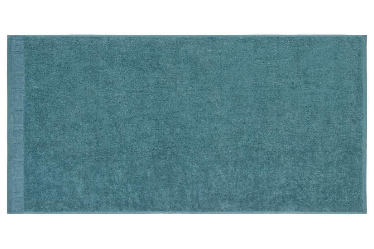 Strandtuch Paloma - Petrol, ROMANTIK / LANDHAUS, Textil (75/150cm) - James Wood