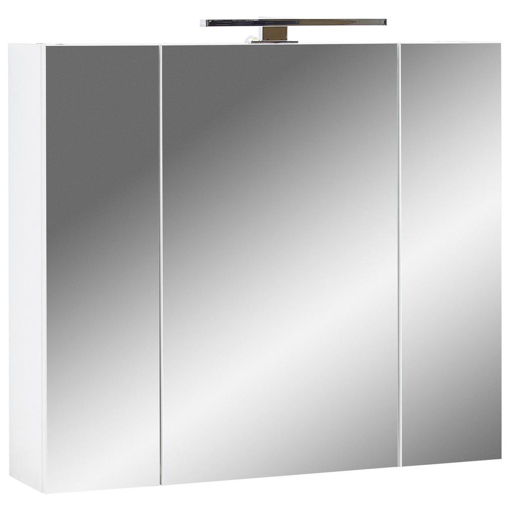 Spiegelschrank Gw-Tulsa/Arvada + Led 3-Türig BxHxT: 76x71x23 cm