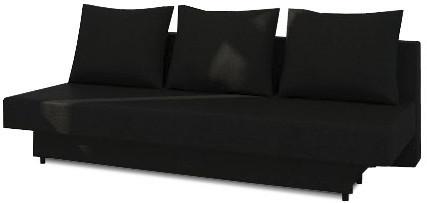 Schlafsofa Amaza Dunkelgrau, B: 190 cm - Anthrazit/Schwarz, Design, Textil (190/83/82cm) - MID.YOU