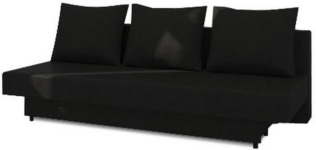 Schlafsofa Amaza Dunkelgrau, B: 190 cm - Anthrazit/Schwarz, Design, Textil (190/83/82cm) - MID.YOU