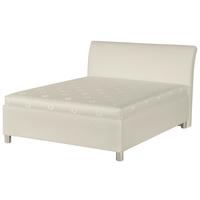 Kárpitozott Ágy Klea 160/200 Cm - fehér, Romantik / Landhaus, textil (160/200cm)