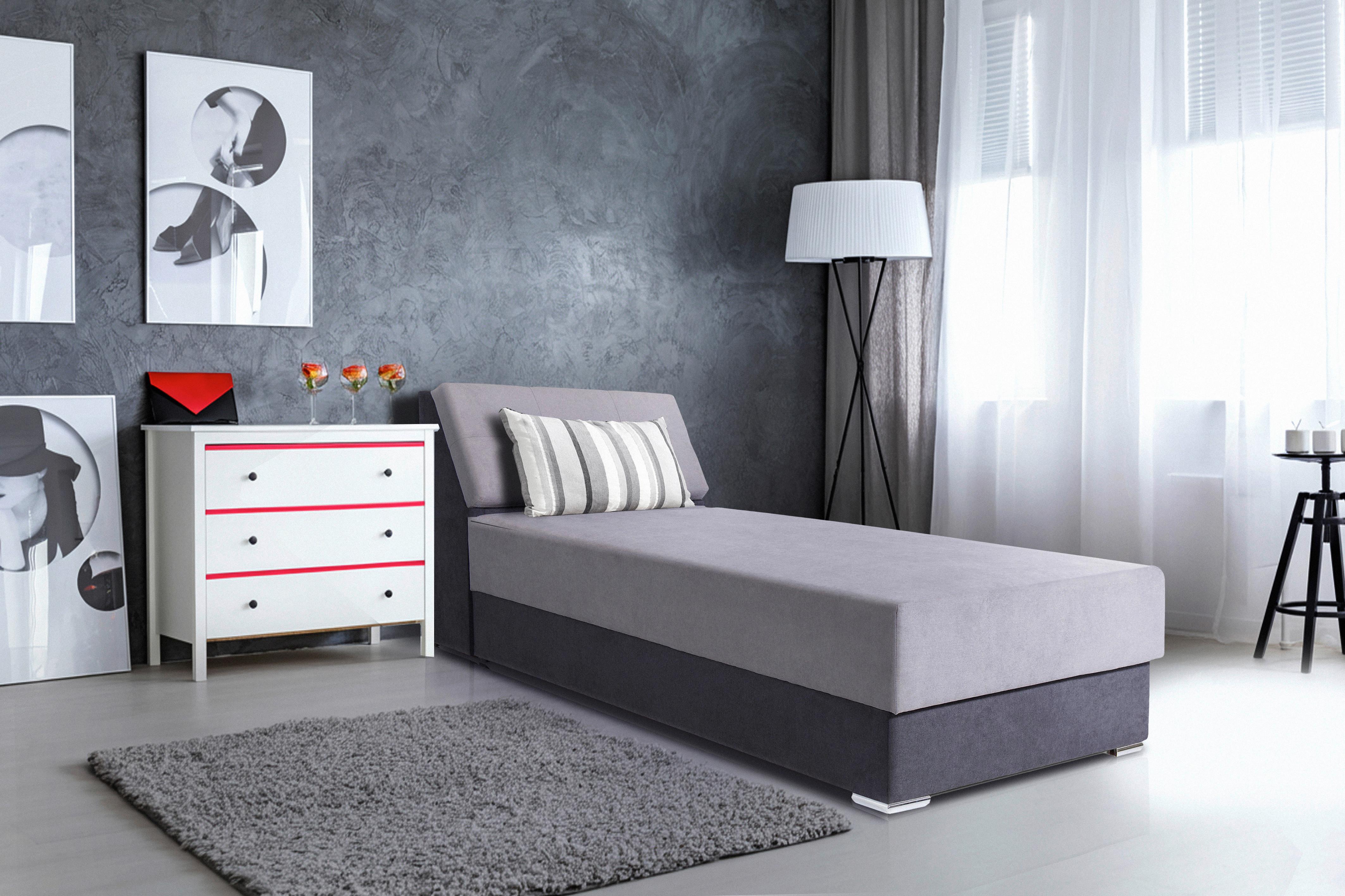 Kárpitozott Ágy Ben Maxi - Konventionell (90/200cm)