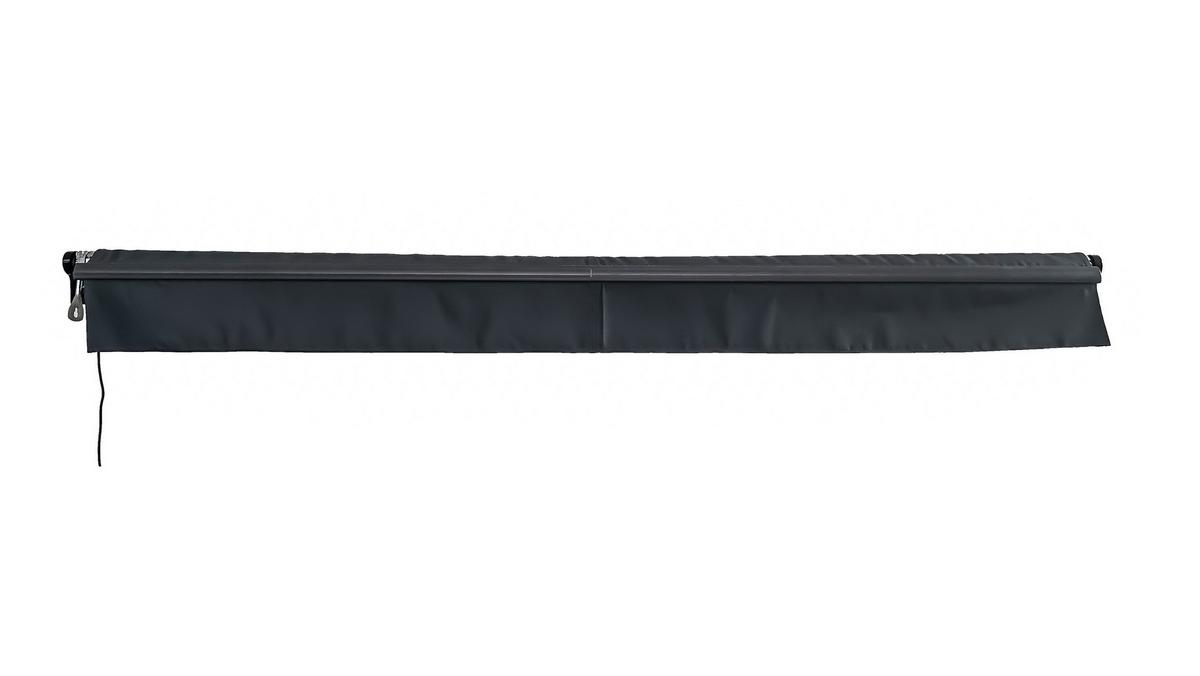 MARKISE ELEKTR. MARKISE 395X250 ANTHR. - Dunkelgrau/Anthrazit, MODERN, Kunststoff/Metall (250/20/395cm) - Gardenson