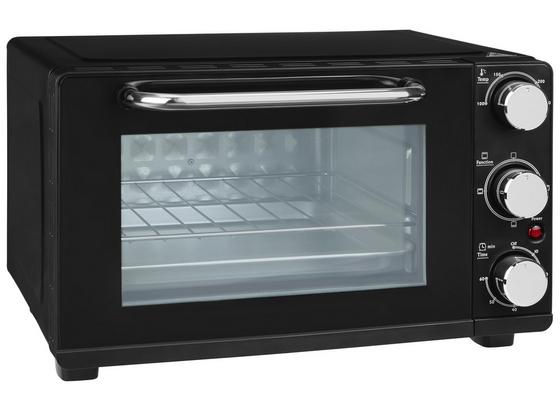 Minibackofen Ilse 1200 Watt - Schwarz, MODERN, Kunststoff/Metall (39/34,5/24,5cm) - Bono Minibackofen Ilse 1200 Watt - Schwarz, MODERN, Kunststoff/Metall (39/34,5/24,5cm) - Bono