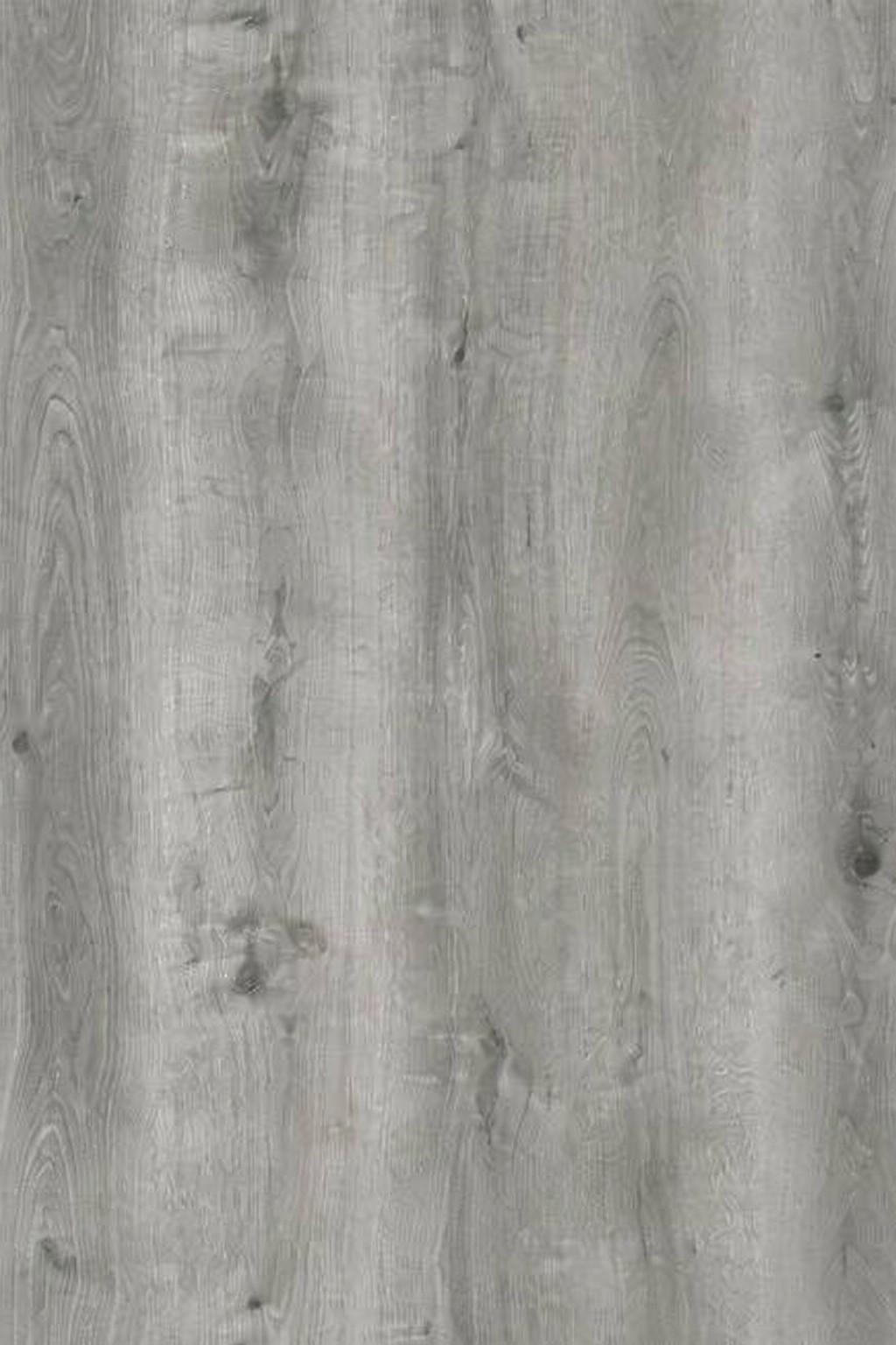 Vinylboden Eiche Grau Landhausdiele Klick-Vinyl - Grau, Basics, Kunststoff/Stein (23/128/0,57cm) - Econfloor
