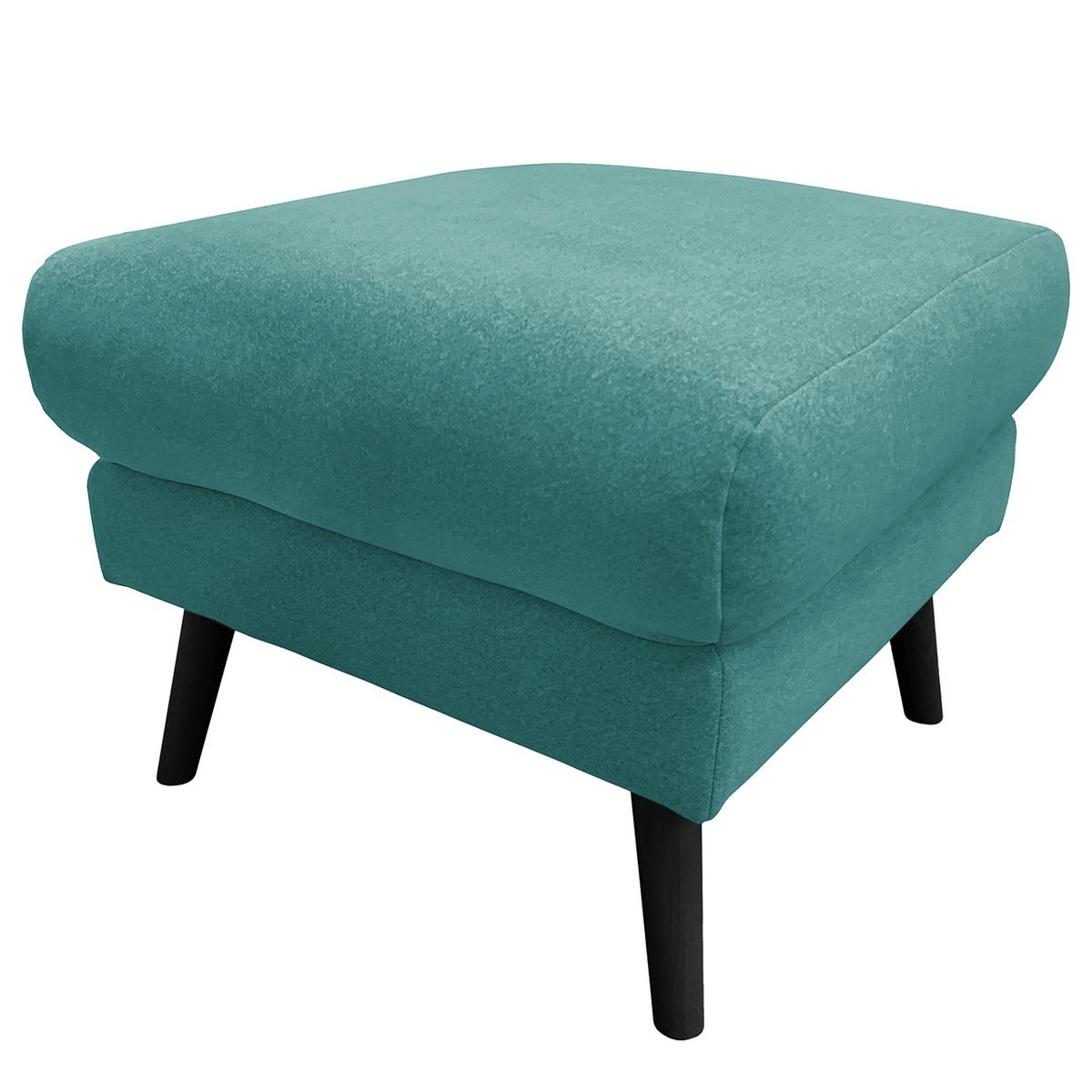 Hocker Tromso Türkis B: 61 Cm - Türkis/Schwarz, Design, Textil (61/49/65cm) - Livetastic