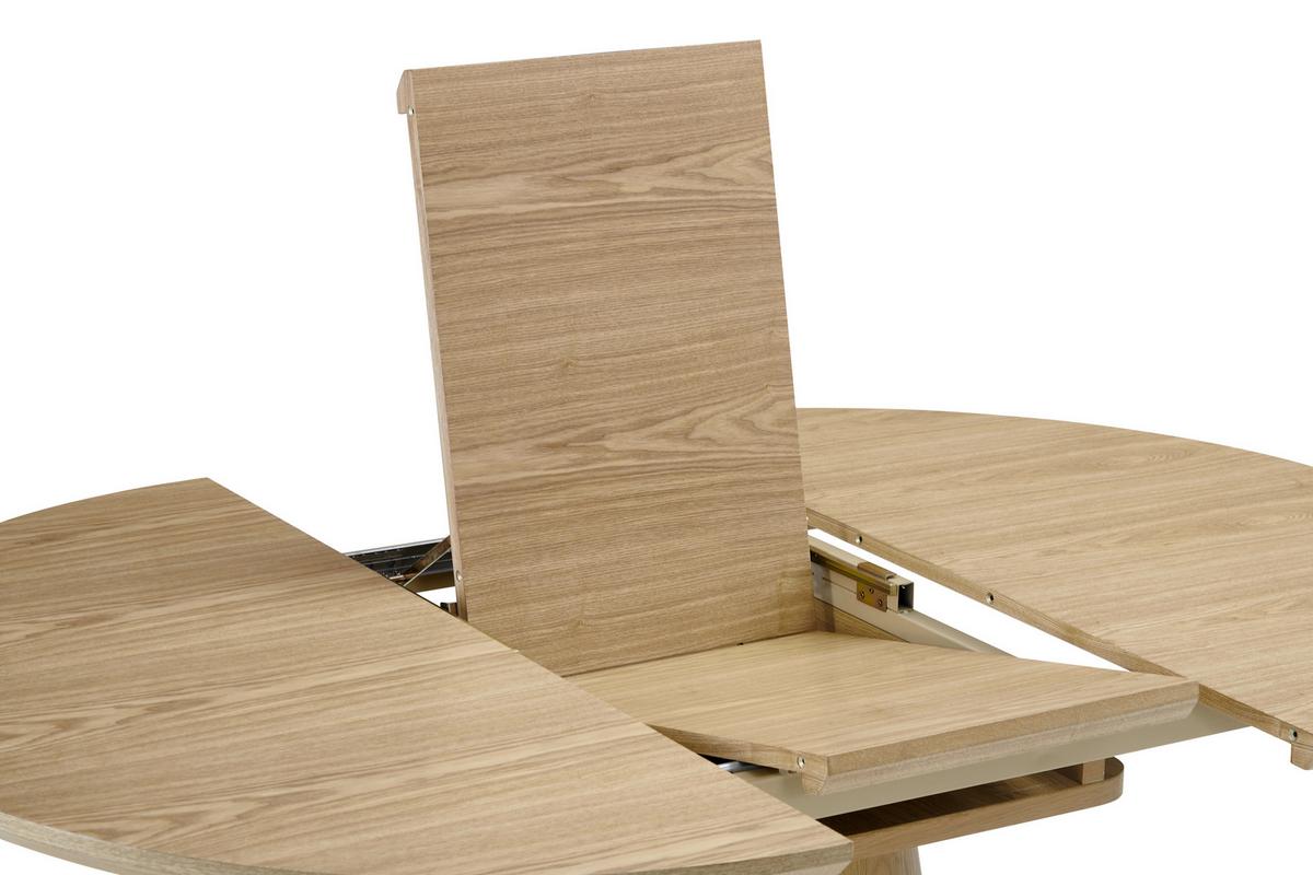Esstisch Sundsvall Eichefarben L: 120-160 cm - Eichefarben, MODERN, Holz/Holzwerkstoff (120/160/120/76cm) - P & B