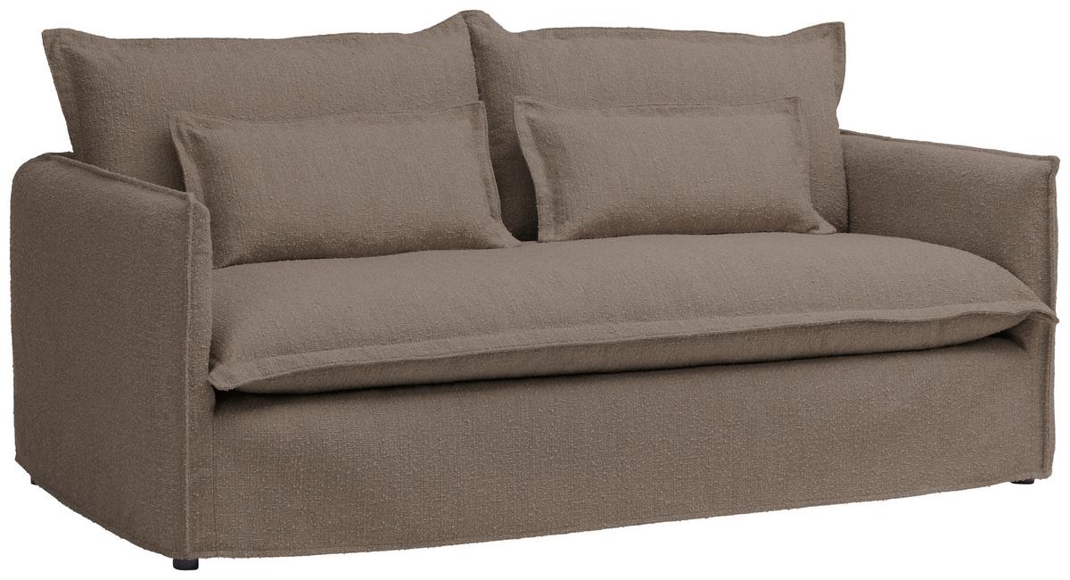 Sofa Toscana - Braun, Trend, Textil (195/82/98cm) - Livetastic