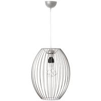 Hängeleuchte Olivia Silber B: 32 Cm - Silberfarben, Basics, Metall (32/32/41cm) - Kayoom