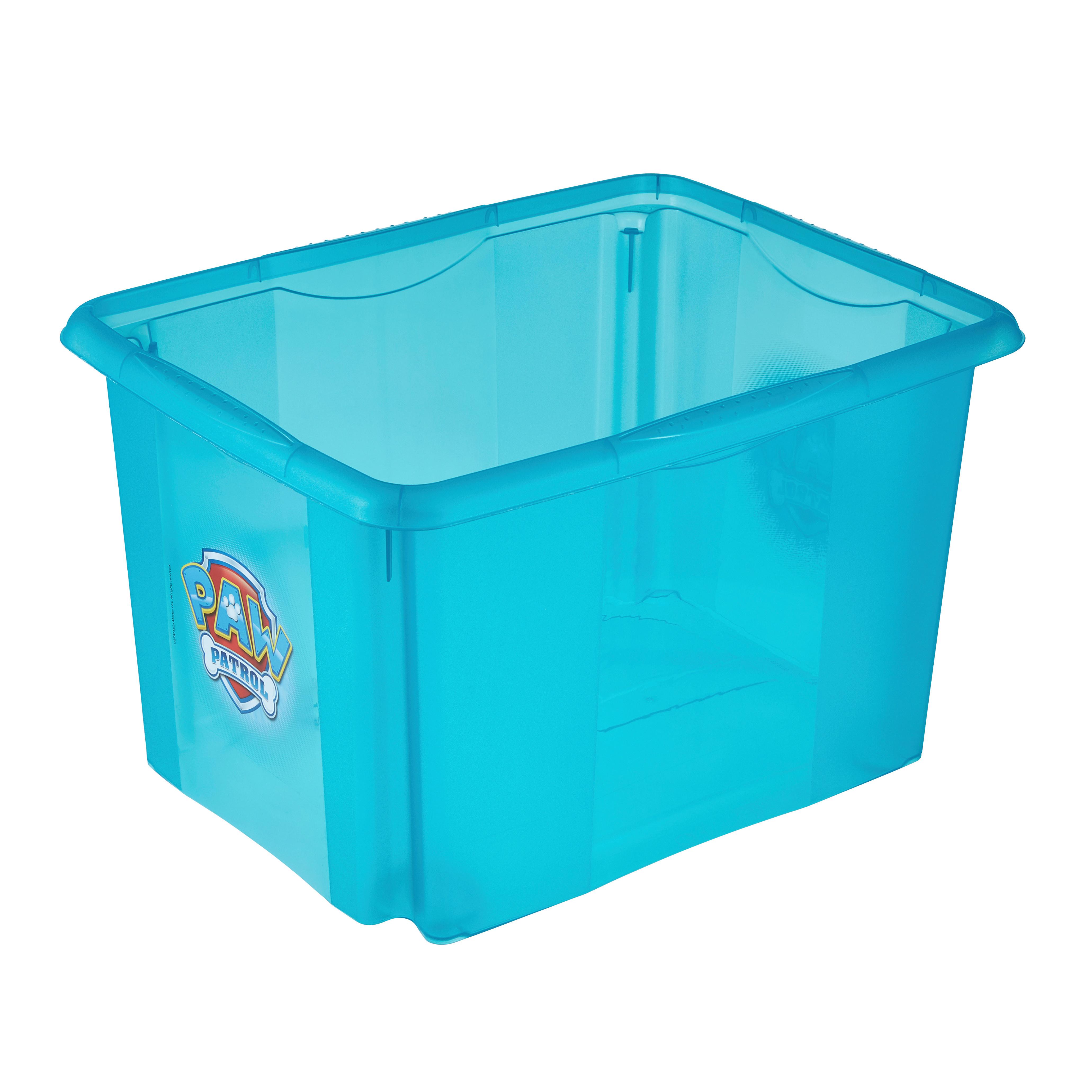 Aufbewahrungsbox Karolina Paw Patrol Stapelbar + Deckel - Blau, Basics, Kunststoff (42,5/35,5/22,5cm)