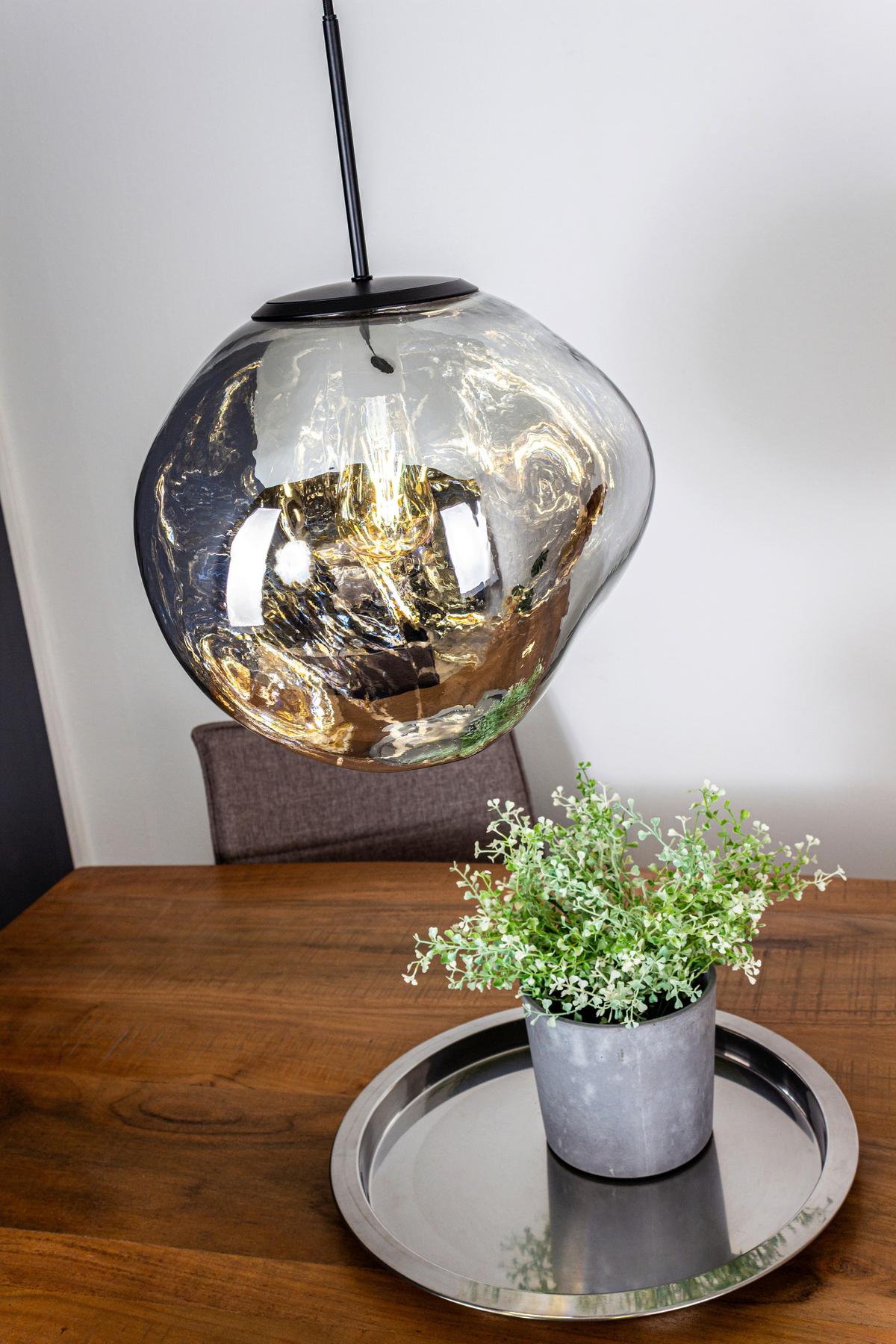 Pendelleuchte Canopus Transparent D: 36 cm - Transparent, Design, Glas (36/150cm)