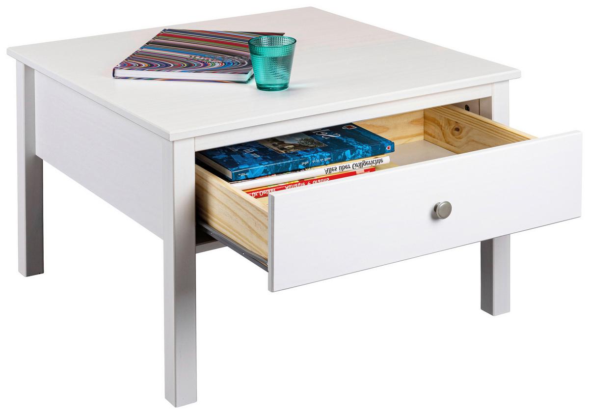 Couchtisch Chilly Home - Weiß, Design, Holz (70/70/47cm) - Livetastic