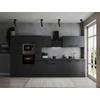 Küchenblock Oliver Dunkelgrau B: 370 Cm - Dunkelgrau/Grau, Design, Holzwerkstoff (370cm) - Respekta