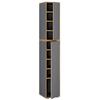 Schuhschrank Salia Anthrazit/Honigeiche B: 30 cm - Honigeiche/Anthrazit, Design, Holzwerkstoff (30/183/33cm) - MID.YOU