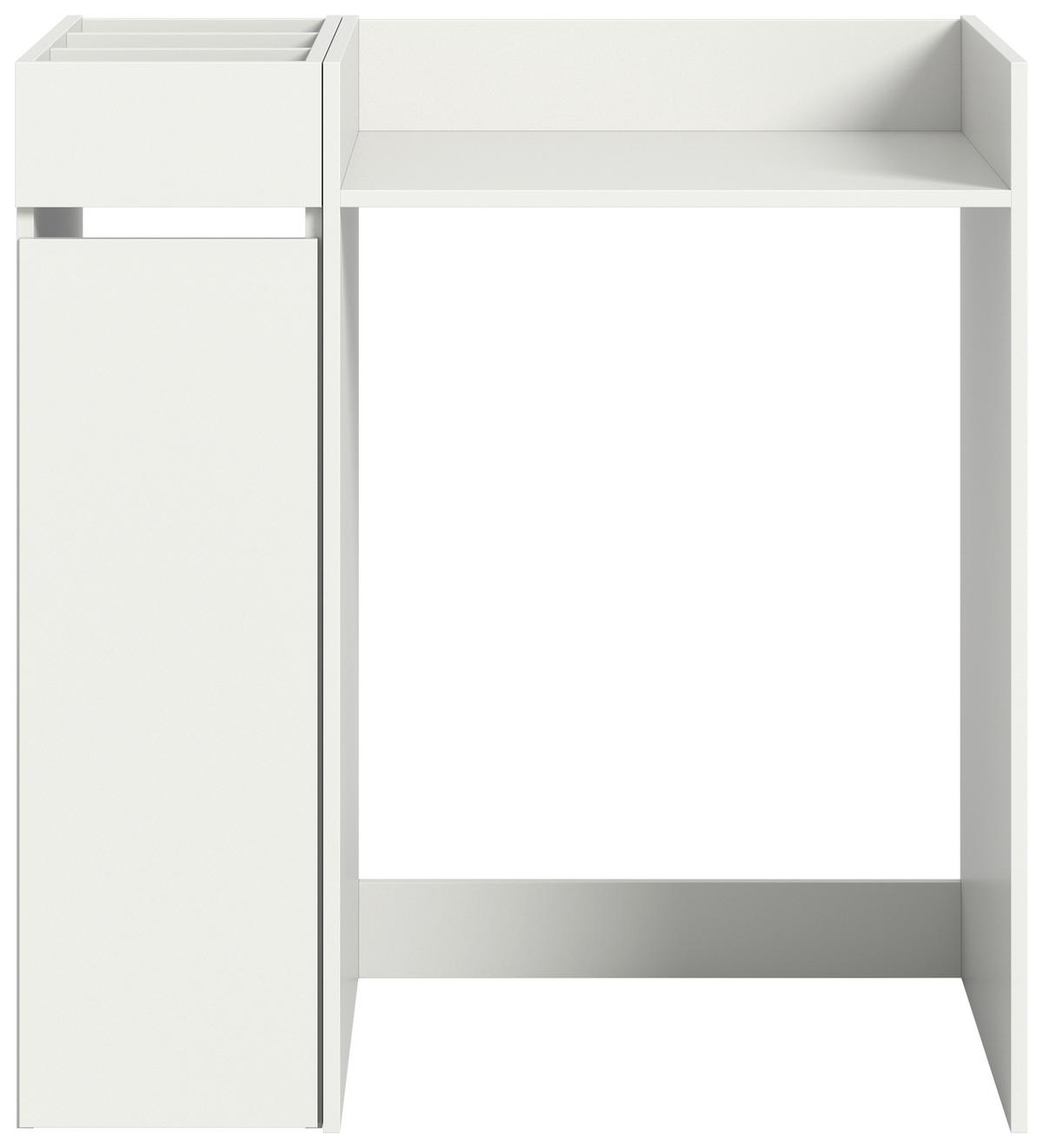 Waschmaschinenschrank Free Weiß B: 95 cm - Weiß, MODERN, Holzwerkstoff (95/101/60cm) - MID.YOU