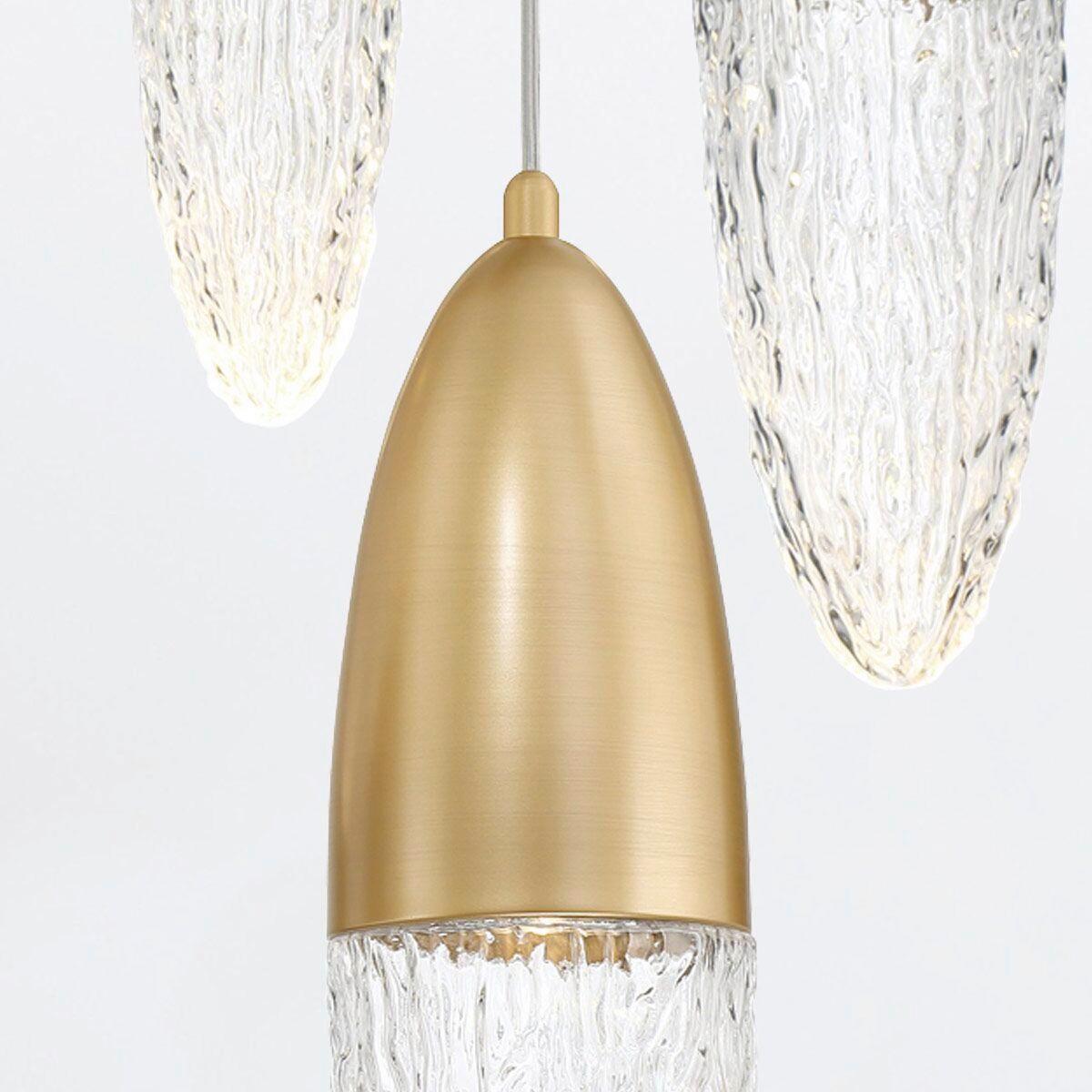 Függeszték Qn-Ecrou-1p-Bg - aranyszínű, Konventionell, üveg/fém (70/16,5/70cm) - Elstead Lighting