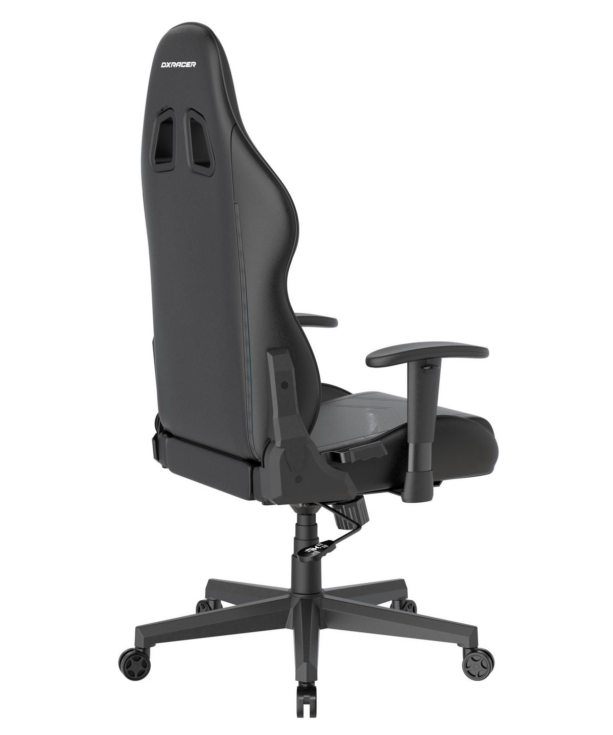Gamingstuhl Prince Schwarz B: 70cm - Schwarz/Weiß, KONVENTIONELL, Kunststoff/Textil (70/132/70cm) - Dxracer