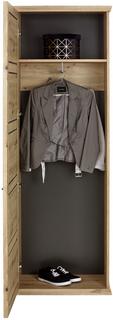 Garderobenschrank HARVEY in Eiche und Anthrazit Garderobenschrank HARVEY in Eiche und Anthrazit