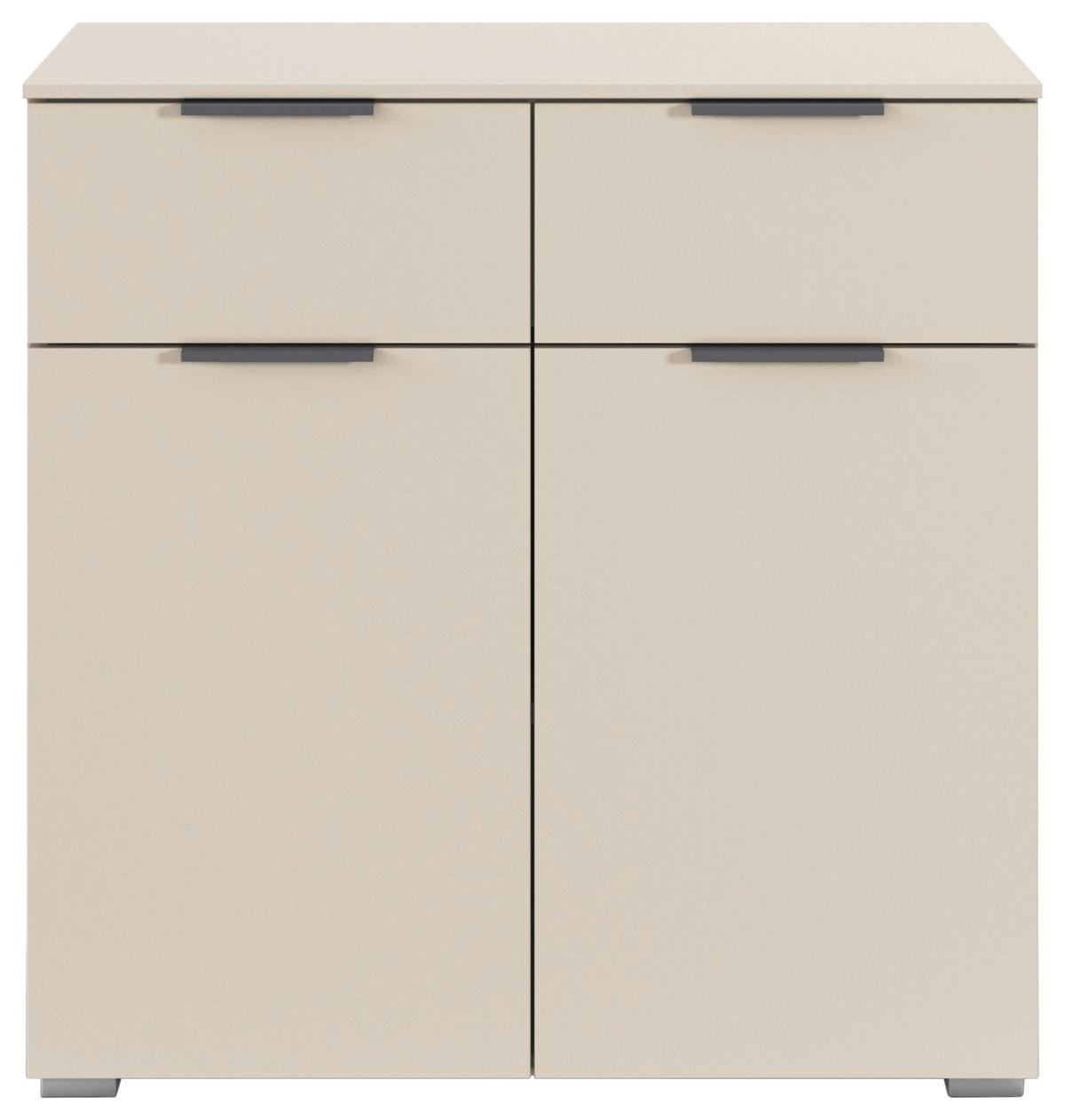 Kommode Alabama Super Champagnerfarben, B: 80cm - Champagner, Trend, Holzwerkstoff (80/81/42cm)