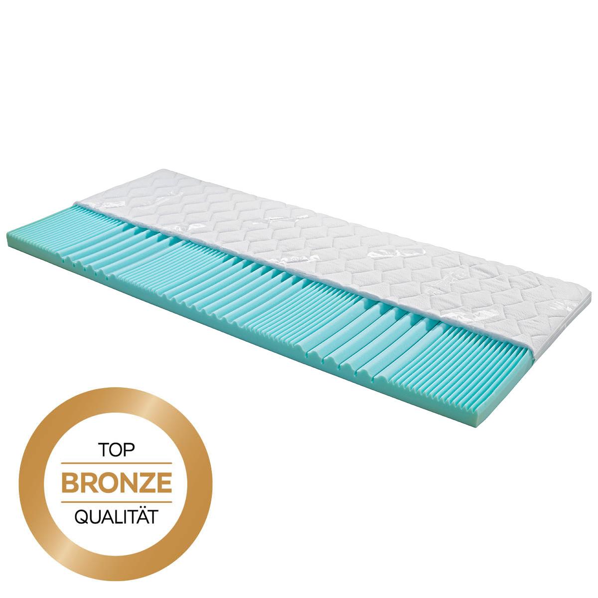 Topper Gamma 90x200cm Kaltschaum - Weiß, Textil (90/200cm) - Primatex