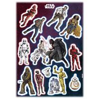 Wandtattoo Star Wars Heroes Villains - Multicolor, Basics, Kunststoff (50/70cm) - Komar