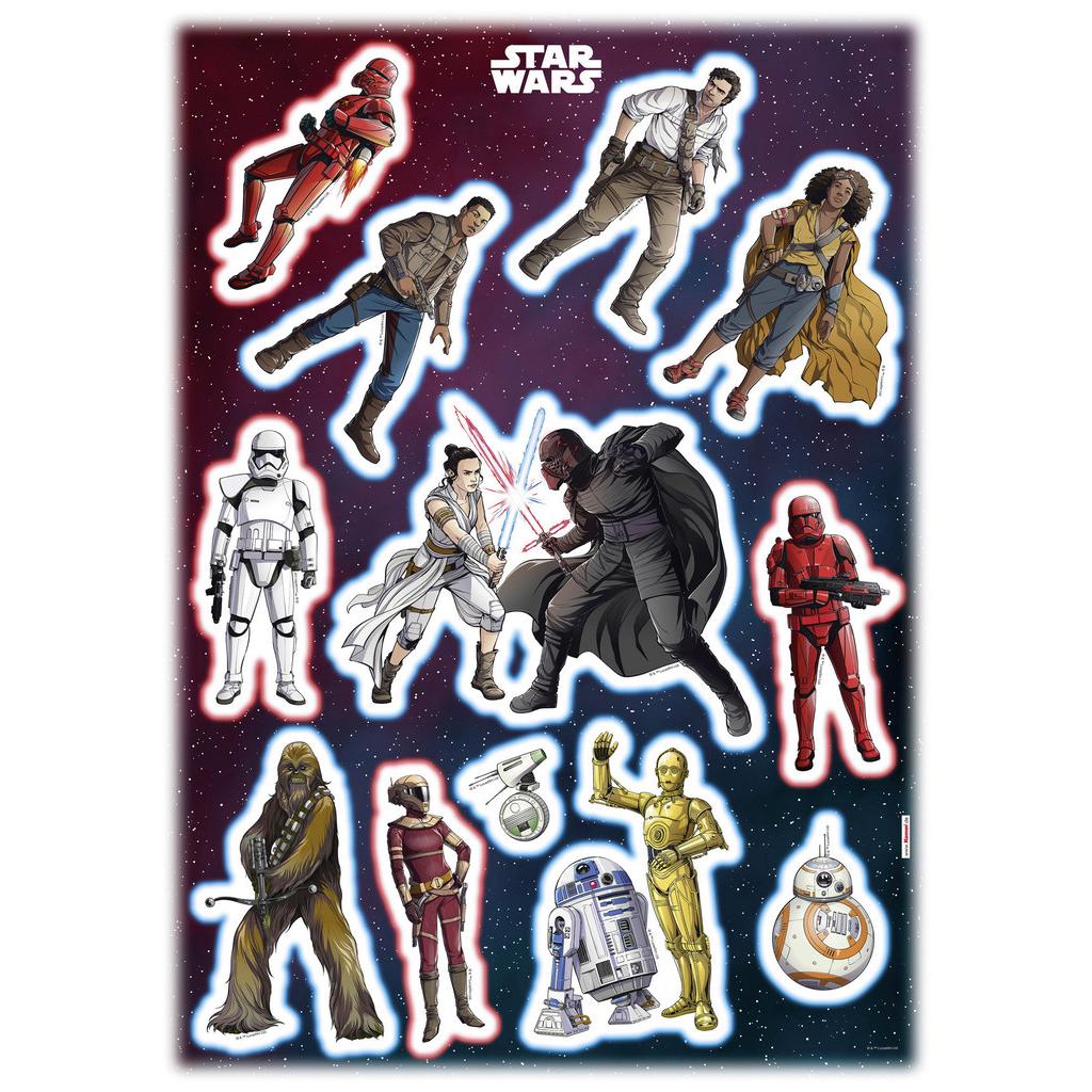 Wandtattoo Star Wars Heroes Villains