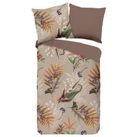 Wendebettwäsche Otso Braun Taupe 155x220 cm - Taupe/Braun, Natur, Textil (155/220cm)