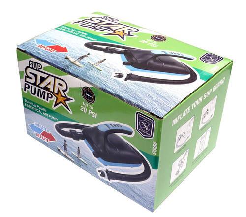 Luftpumpe Elektrisch Sup Star Pump 8 - Blau/Schwarz, Basics, Kunststoff (17/19/27cm)