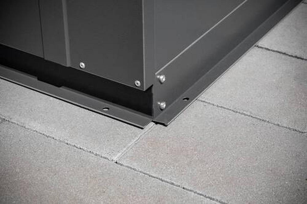 Geräteschrank Storeguard Aufbewahrungsbox - Anthrazit, Basics, Metall (89/113/196cm)