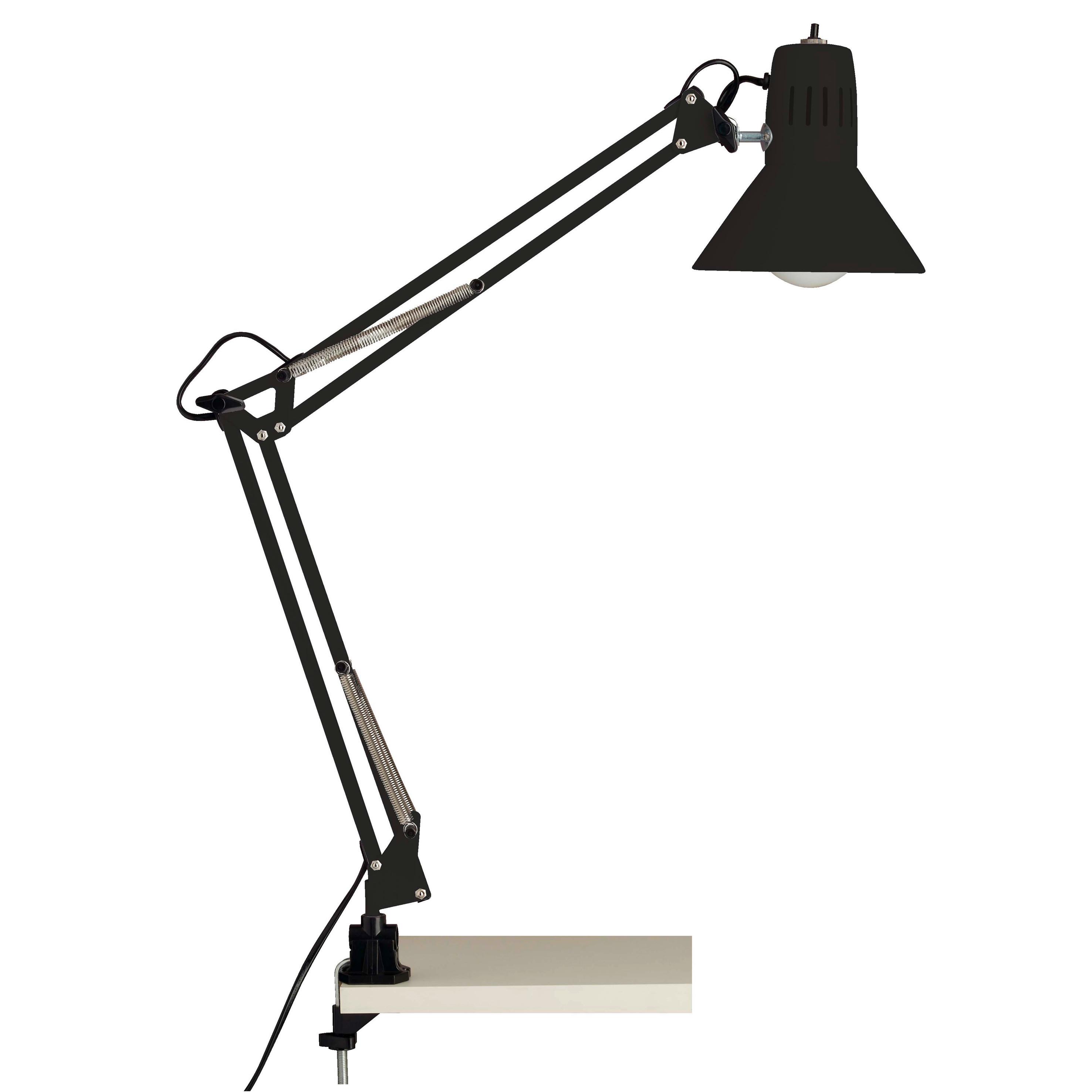 Klemmleuchte 10802/06 Hobby - Schwarz, KONVENTIONELL, Metall (17/70cm) - Brilliant