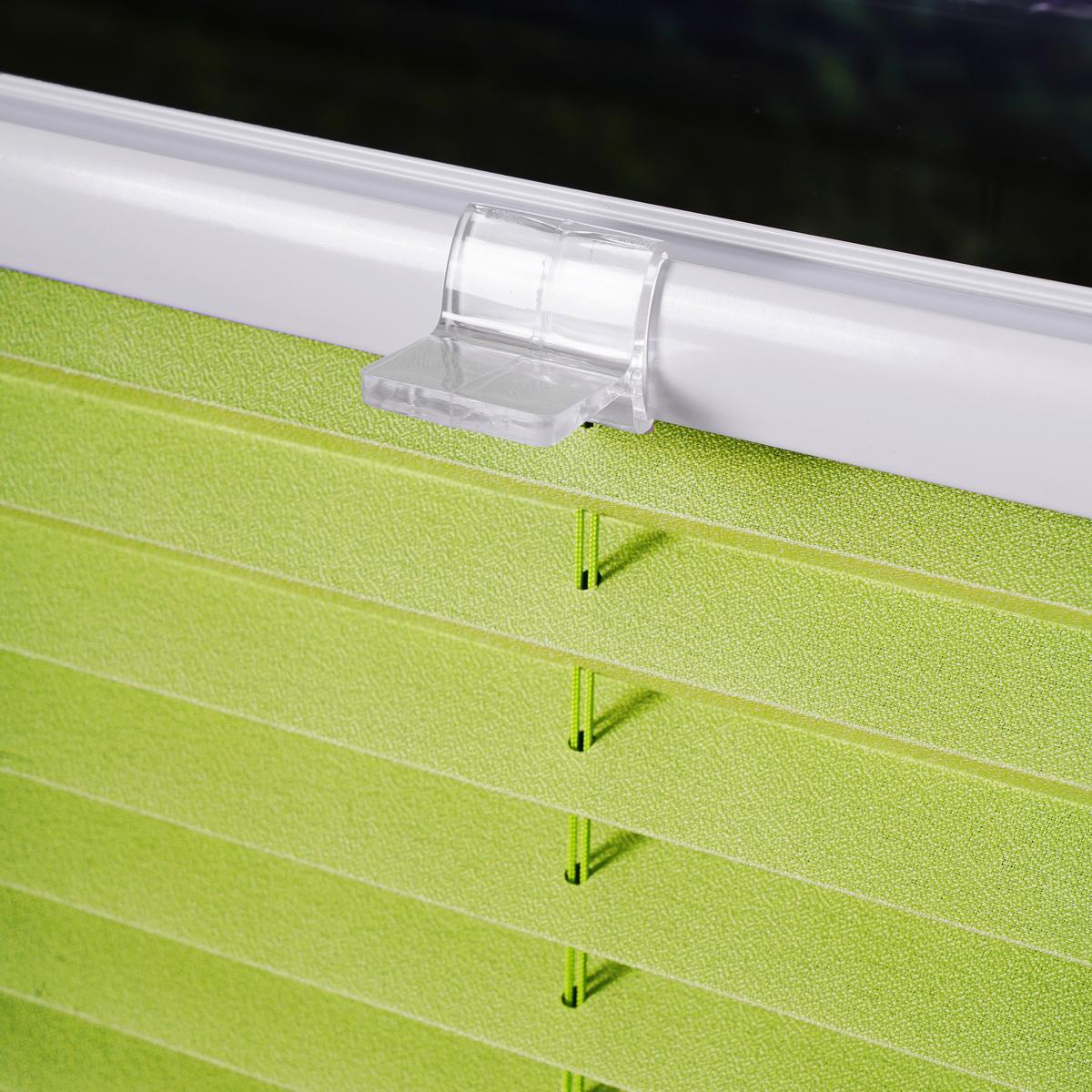 Plissee Free Grün B: 100 cm - Grün, Basics, Textil (100/130cm) - Homeware