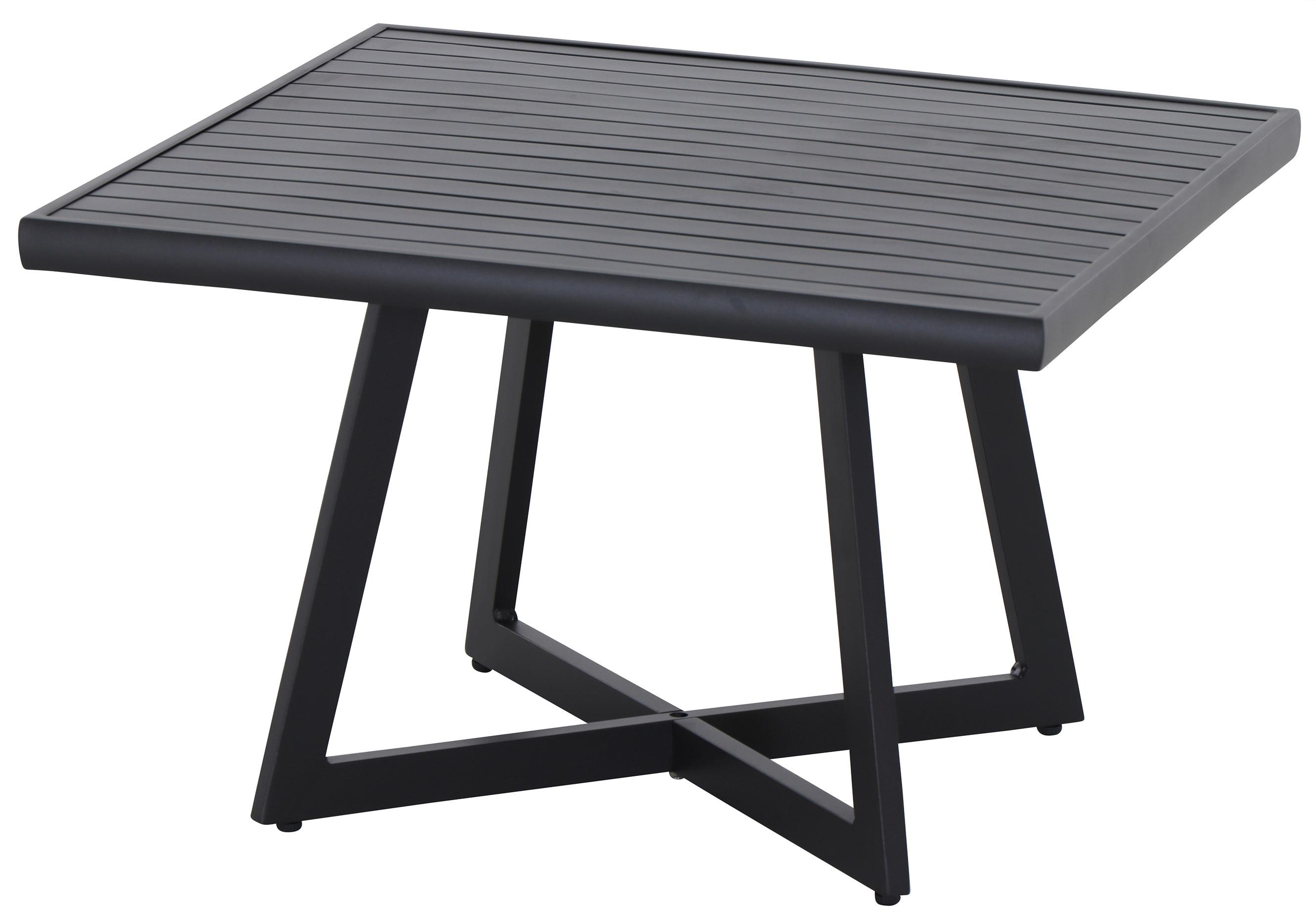 Gartentisch Metall L 70 Cm - Anthrazit, KONVENTIONELL, Metall (70/70/45cm) - Siena Garden