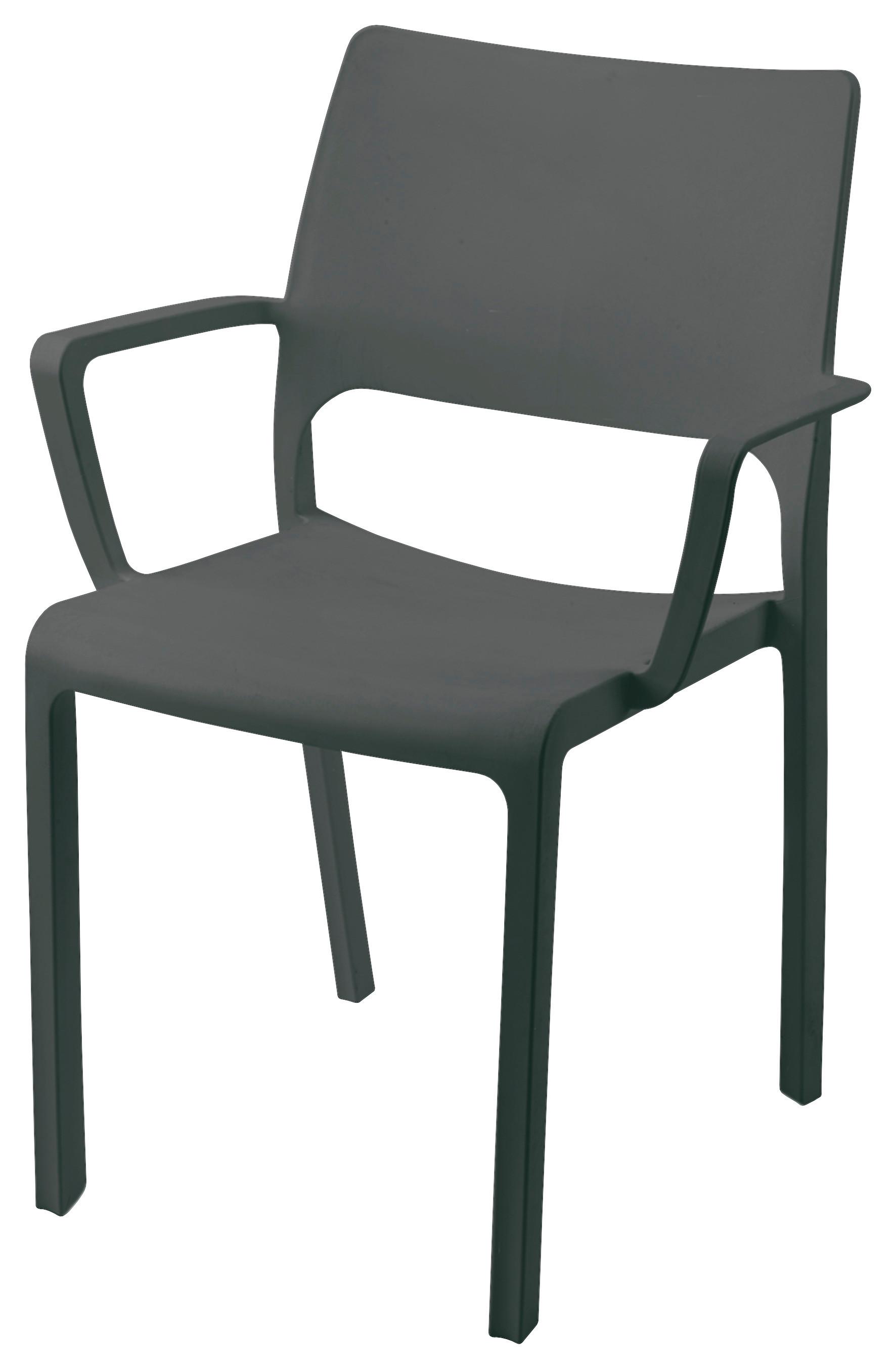 Üvegszállal Erősített Szék Tramontana - antracit, műanyag (57/52,5/82cm)