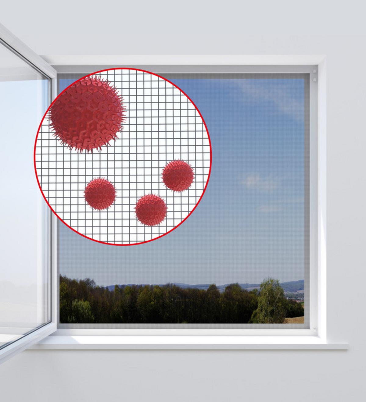 Fliegengitter 130x150 Cm Anthrazit - Anthrazit, Basics (130/150cm)