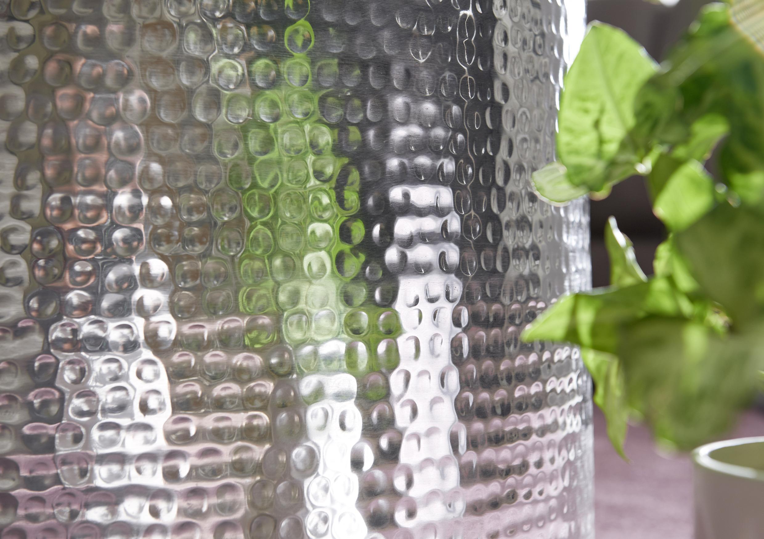 MID.YOU Couchtisch Aluminium Rahi, Silberfarben