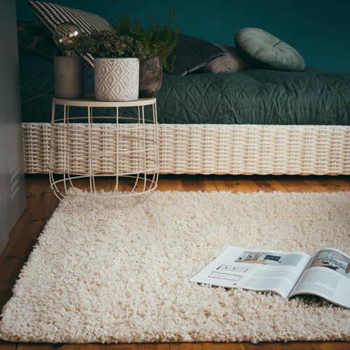 Hochflorteppich My Twist 215 - Creme, Basics, Textil (160/230cm) - Obsession